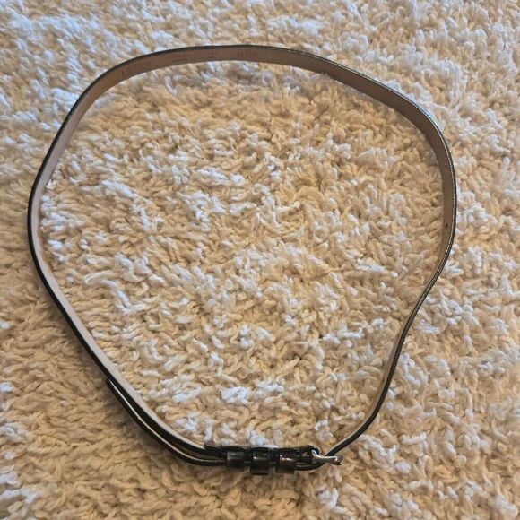 J Crew Skinny Belt Leather Animal Print S - Picture 4 of 8